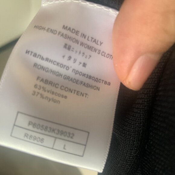 Prada Women's Black Ribbed Jersey Crop TOP - Picture 10 of 11